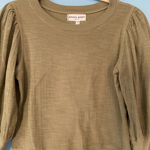 Apiece Apart Olimpio Sweatshirt - puff sleeves - Picture 8 of 8